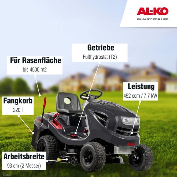 AL-KO Easy 15-93.2 HD-A Rasentraktor – Bild 2