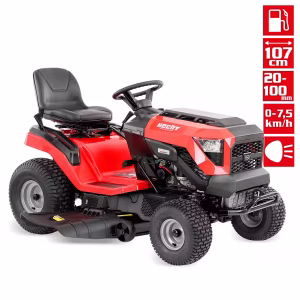 HECHT Rasentraktor Aufsitzmäher 5118 Mulcher 107 cm Schnittbreite, 14,95 PS, 7,5 km/h, Anhängervorrichtung